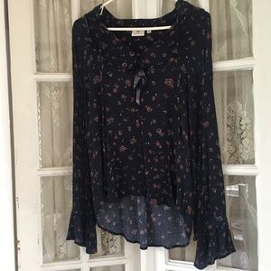 HOST PICK! AG Adriano Goldschmied Peasant Blouse – Size M – RUNS VERY SMALL